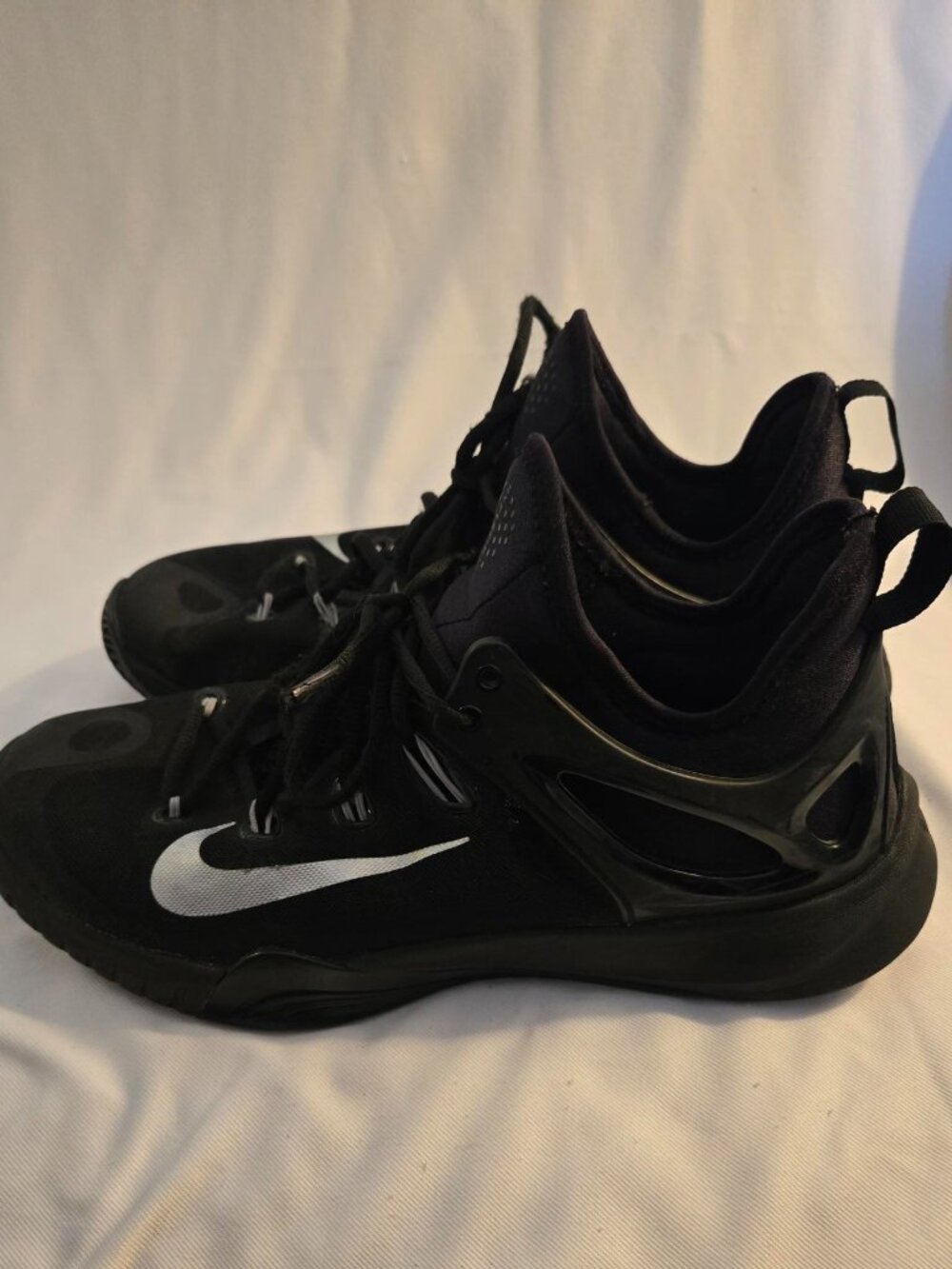 Nike Zoom HyperRev 2015 Black Silver Low Top Basketball Sneakers 705379-001 S11